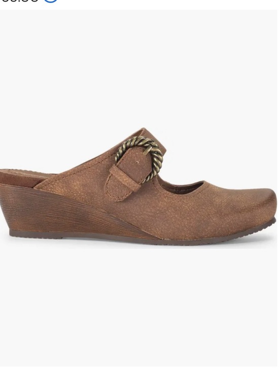 Baretraps Luna Mary Jane Mule Cashew Size 8.5 NEW - Picture 2 of 5